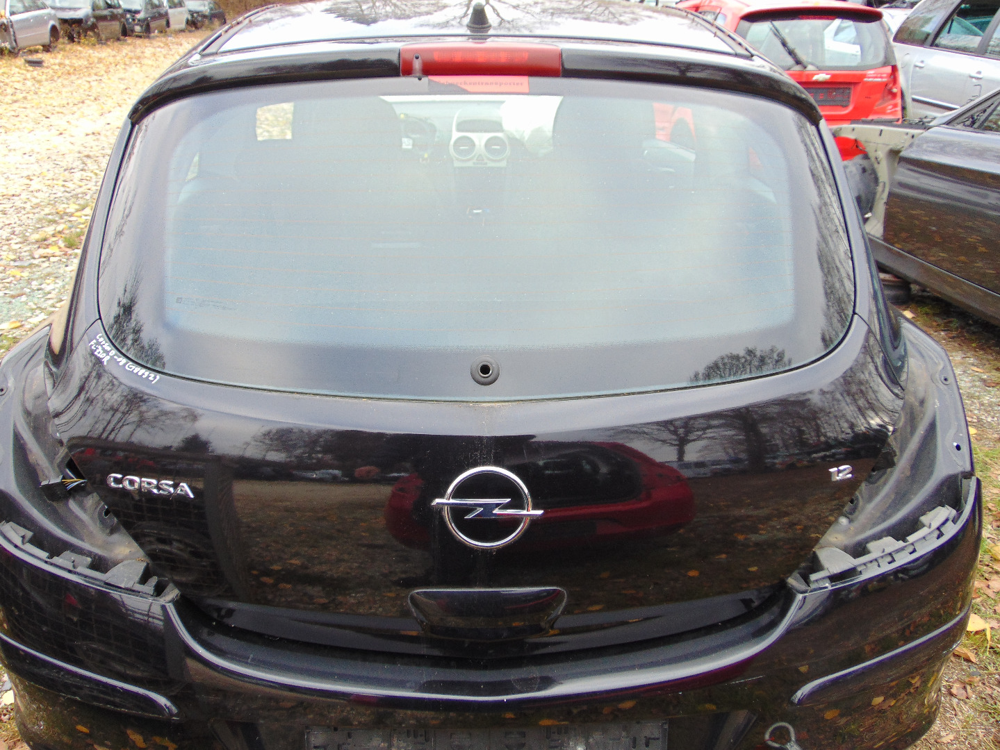 Heckklappe Corsa D Zr 3 T Schwarz Ebay